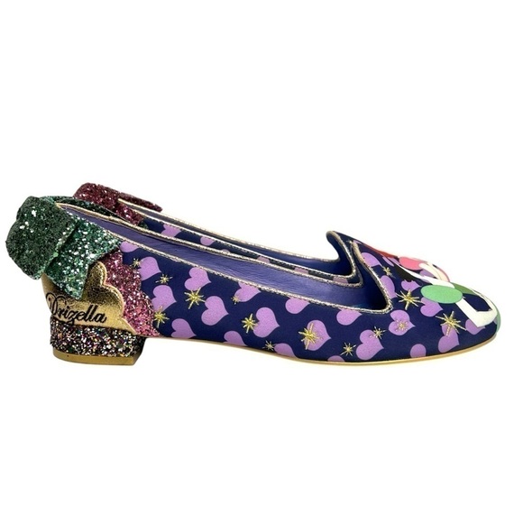 Irregular Choice x Disney Cinderella Ugly Sisters Flats Navy Purple Size 41 NEW - Picture 6 of 16